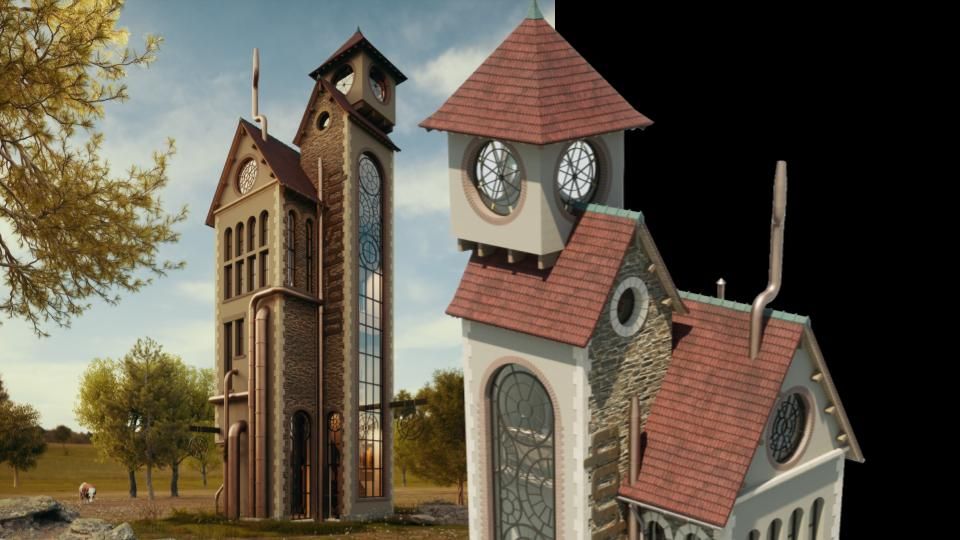 Modélisation 3D d'un décor